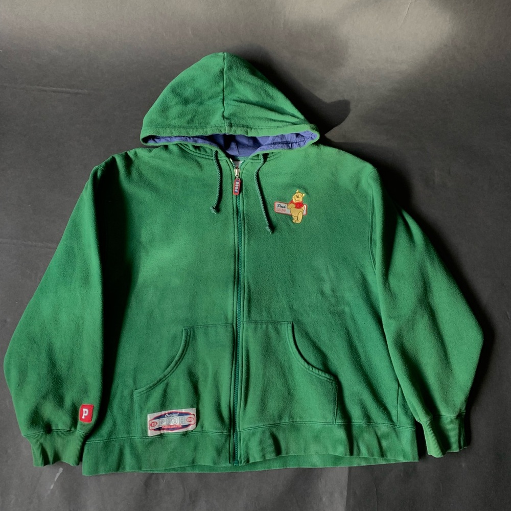 Green Winnie The Pooh Hoodie